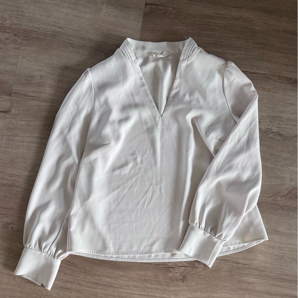Off-Shoulder White Blouse